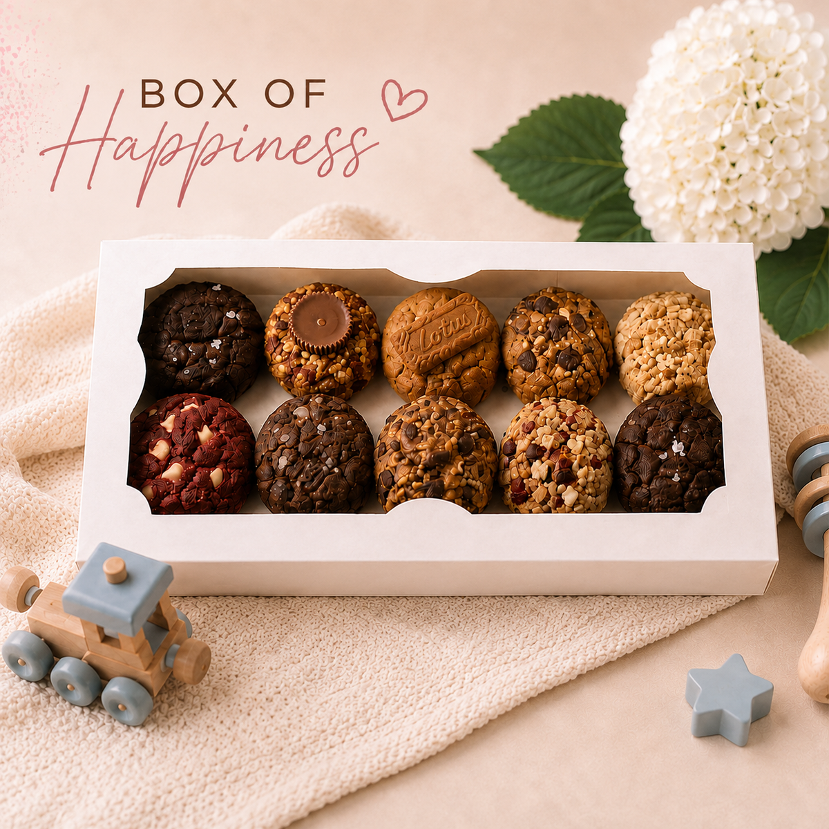 10er Cookie Box